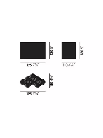 VITRA | Vase Nuage Small Céramique Lierre | dunkelgrün